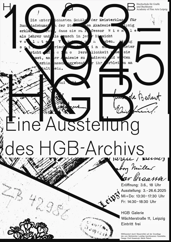 1933-1945HGB. Eine Ausstellung des HGB-Archivs