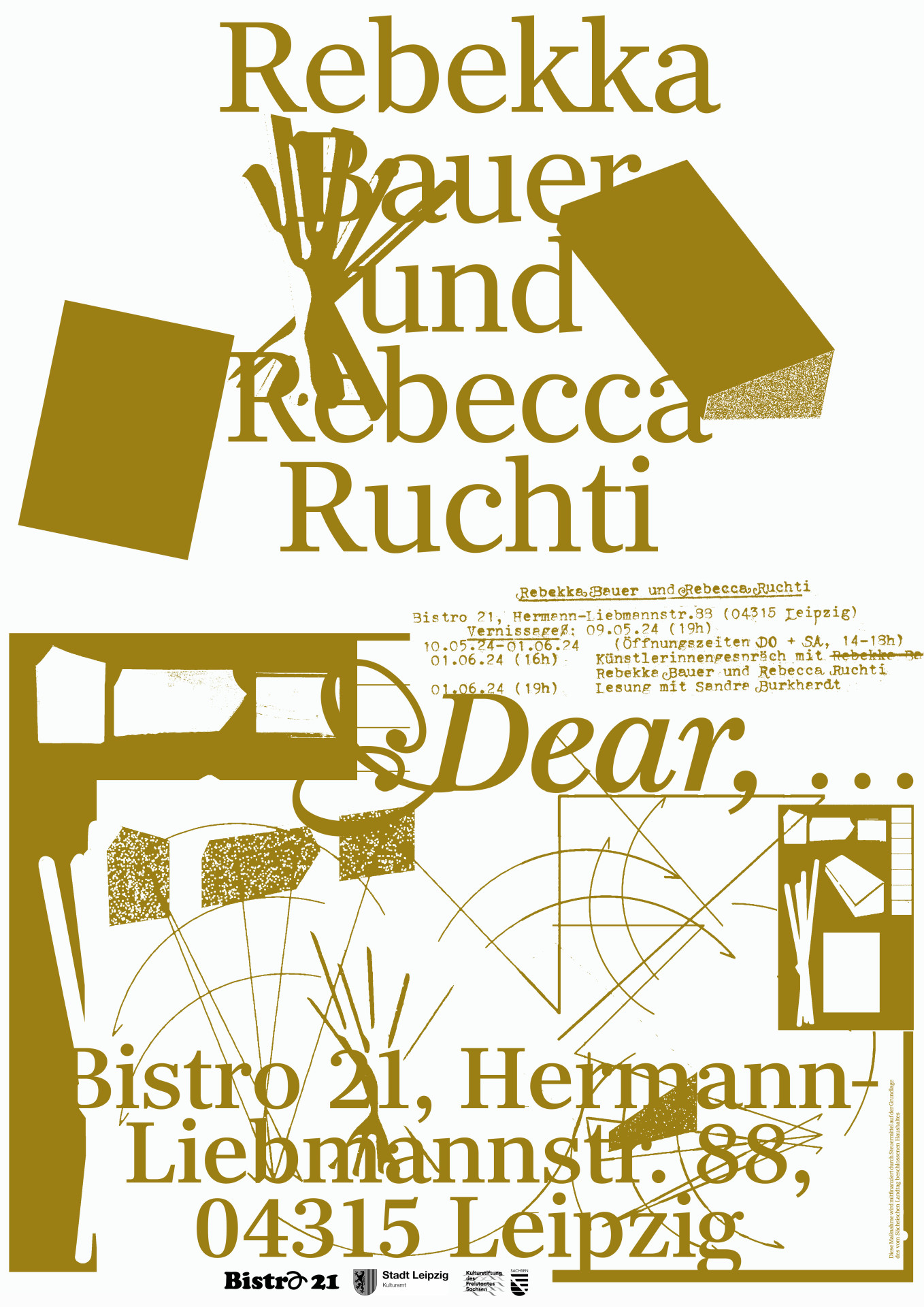Rebekka Bauer und Rebecca Ruchti:<br> Dear ...,