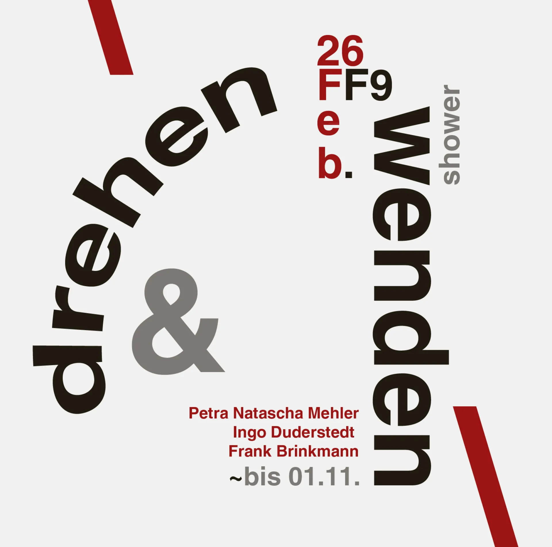 Petra Natascha Mehler, Ingo Duderstedt, Frank Brinkmann: drehen & wenden