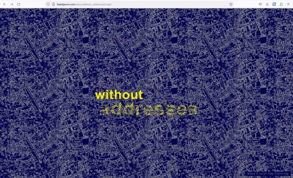 Blank & Jeron: without addresses
