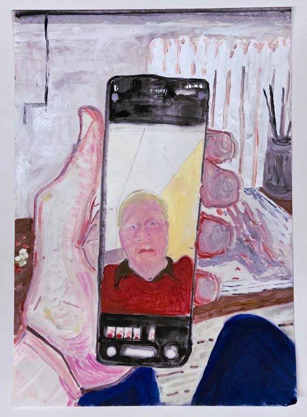 annsikt på telefonen