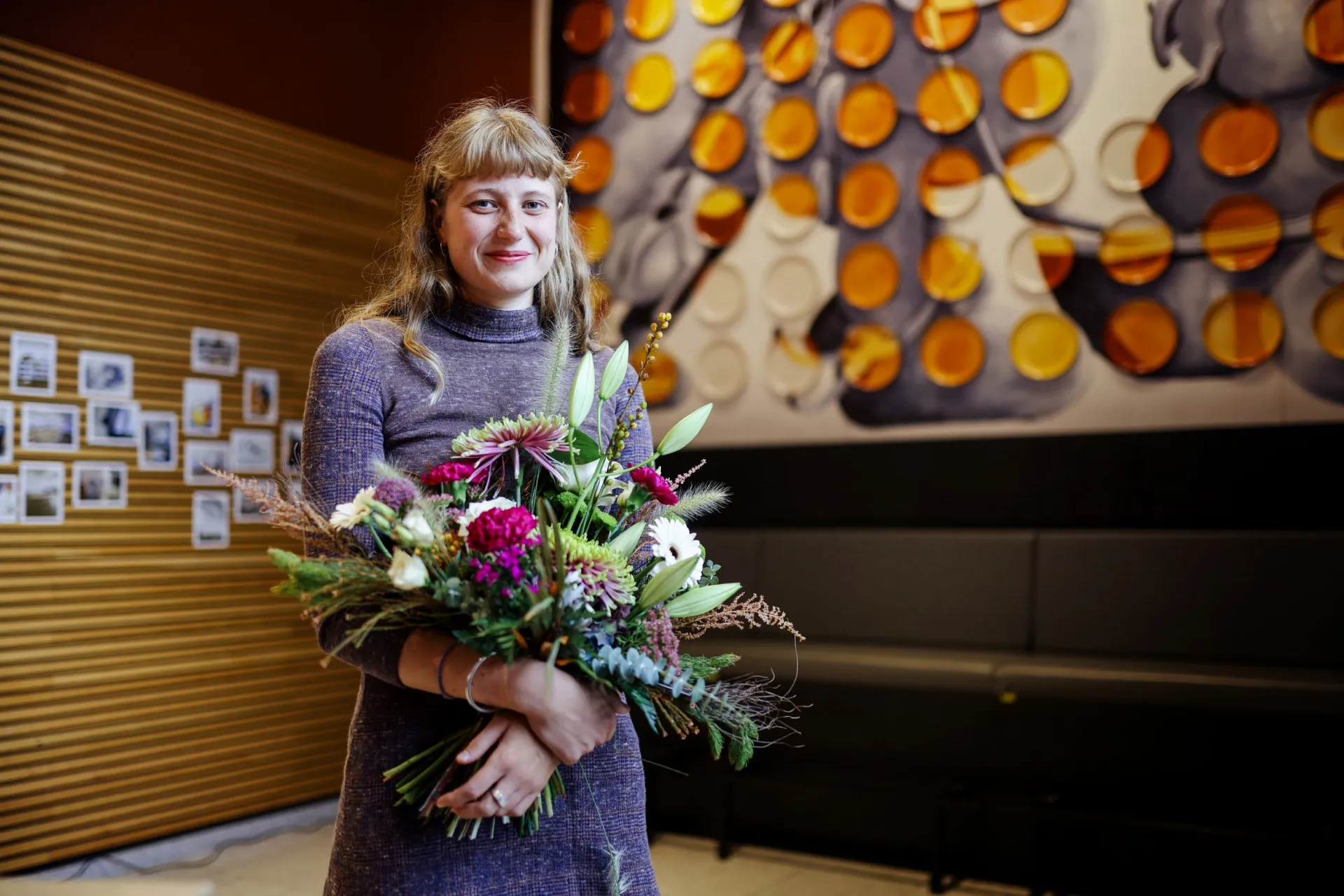Wall art by Ida Lovis Hüsing unveiled in the Mensa am Park