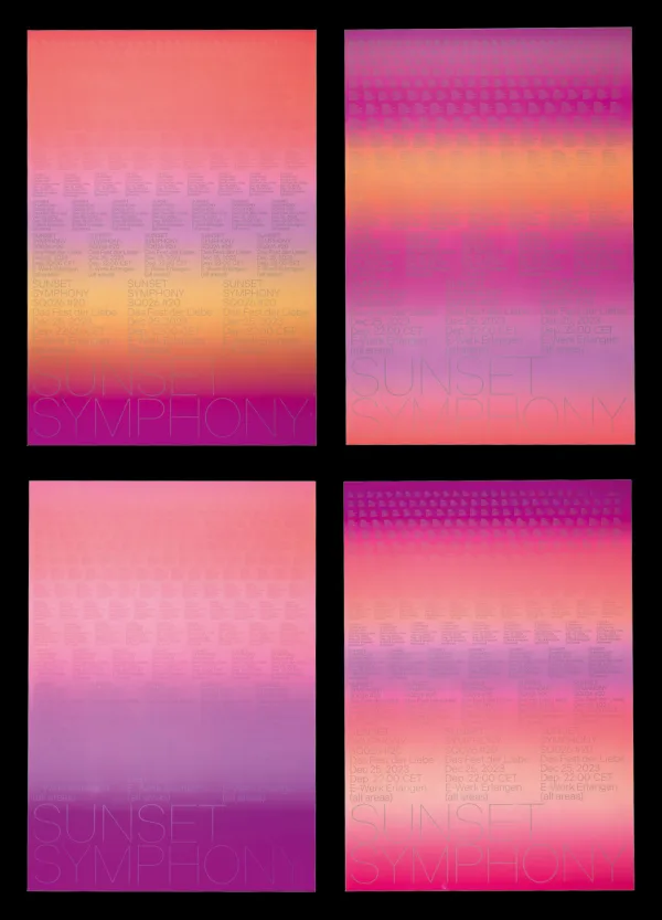 Sunset Symphony, Veranstaltungsposter, 2023