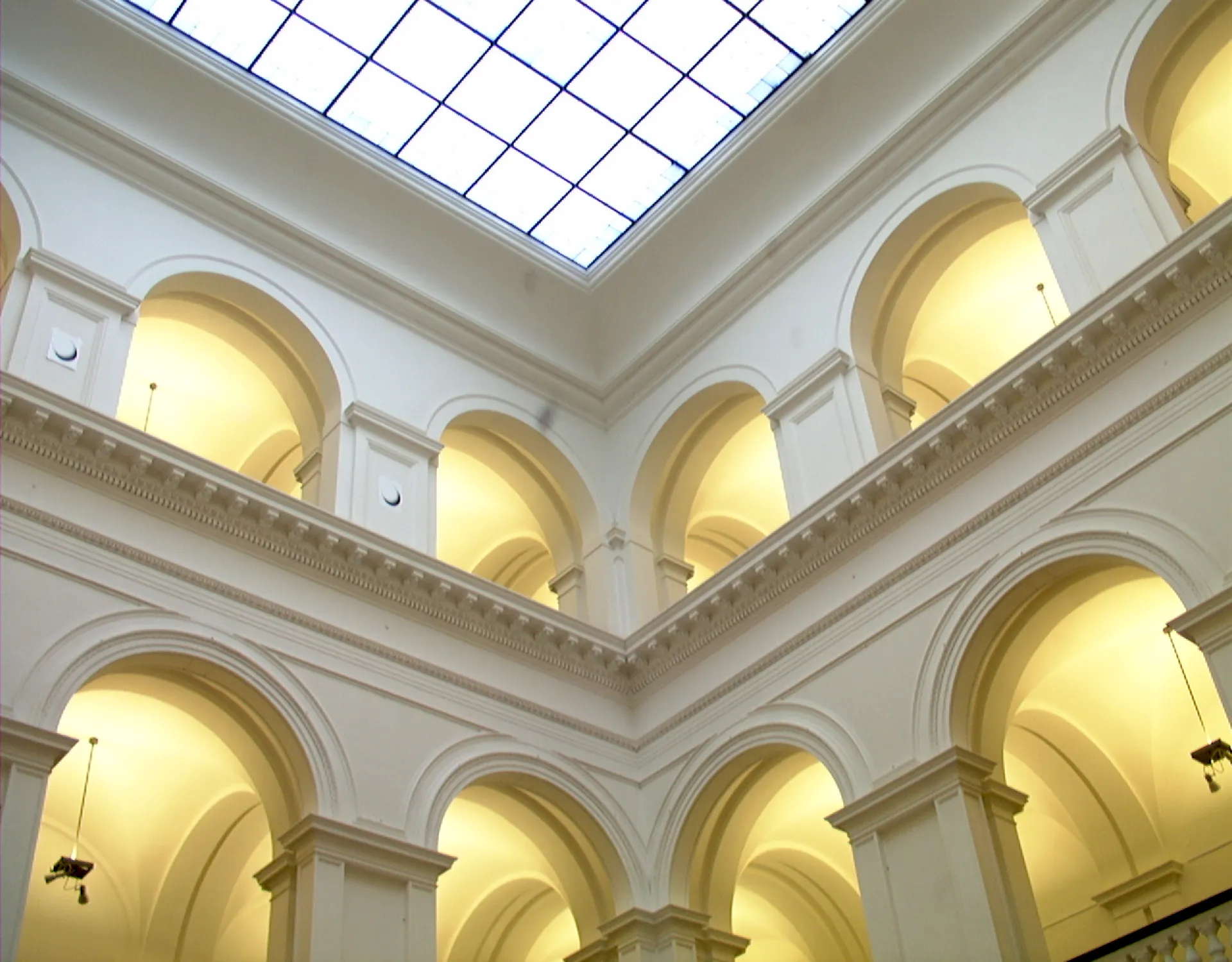 Fotografie des Lichthofs der HGB