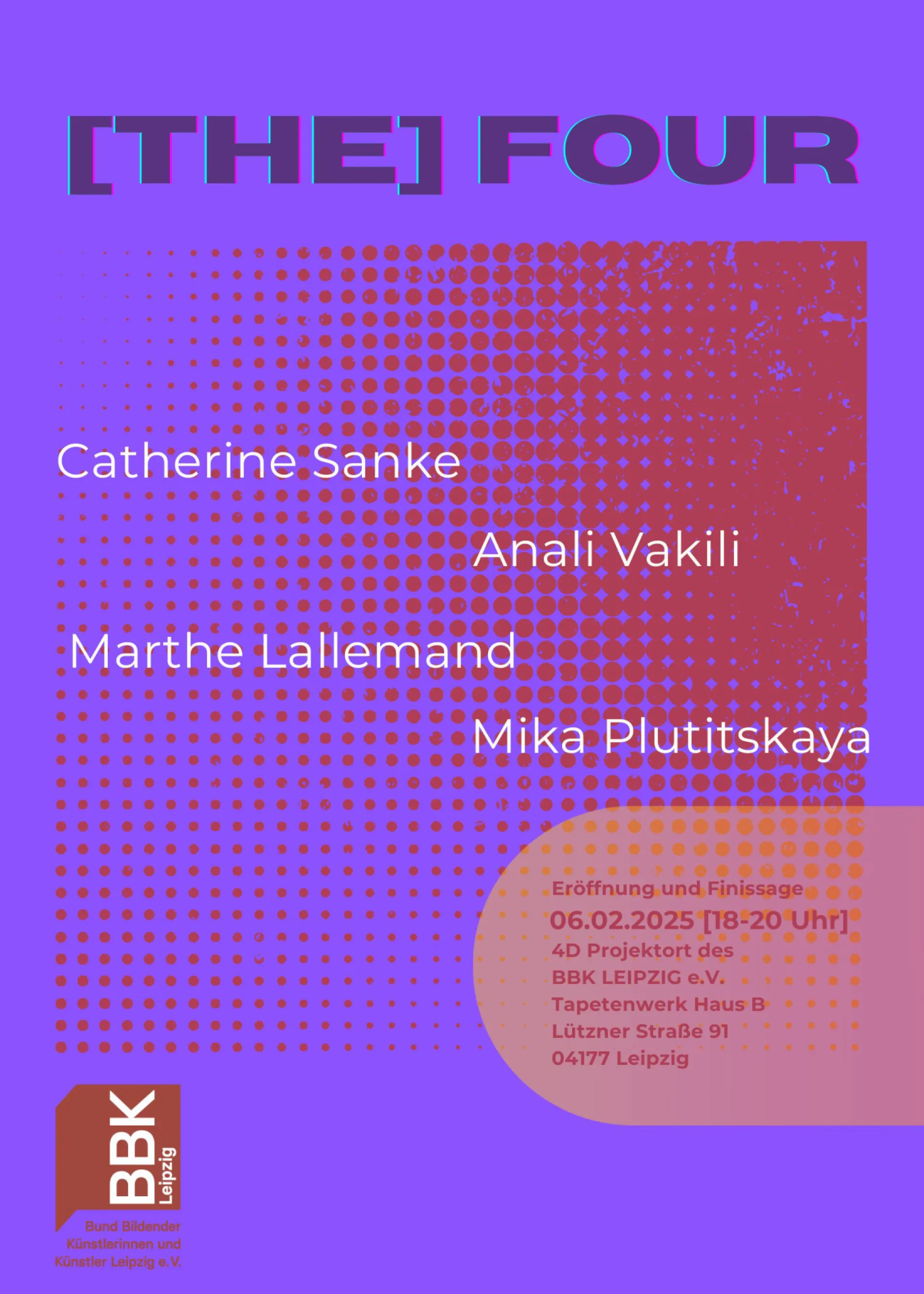[the] four: Anali Vakili, Catherine Sanke, Marthe Lallemand, Mika Plutitskaya 