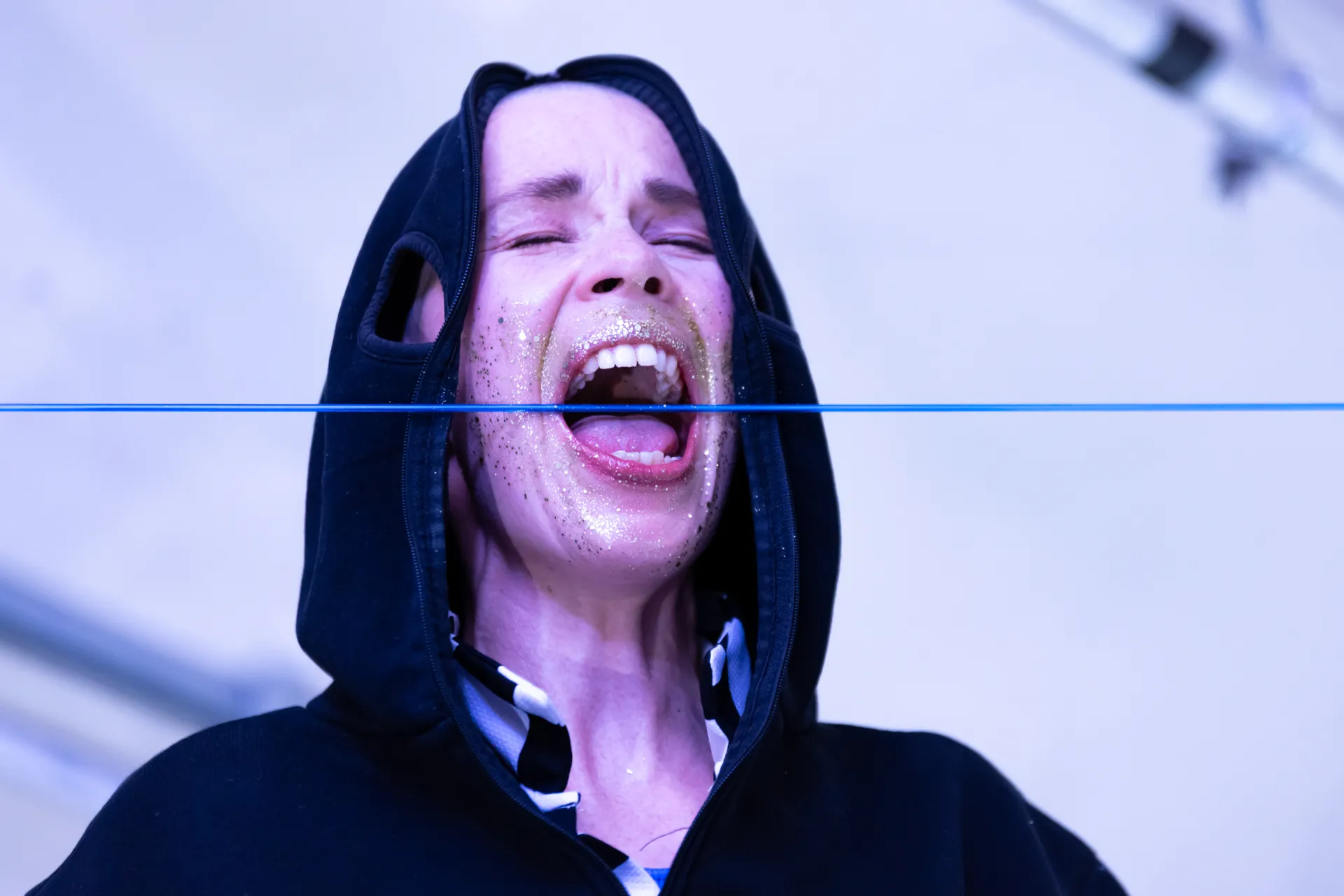 Foto von singender Frau