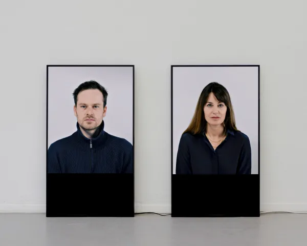 Exhibition view from "The Perfect Crime"