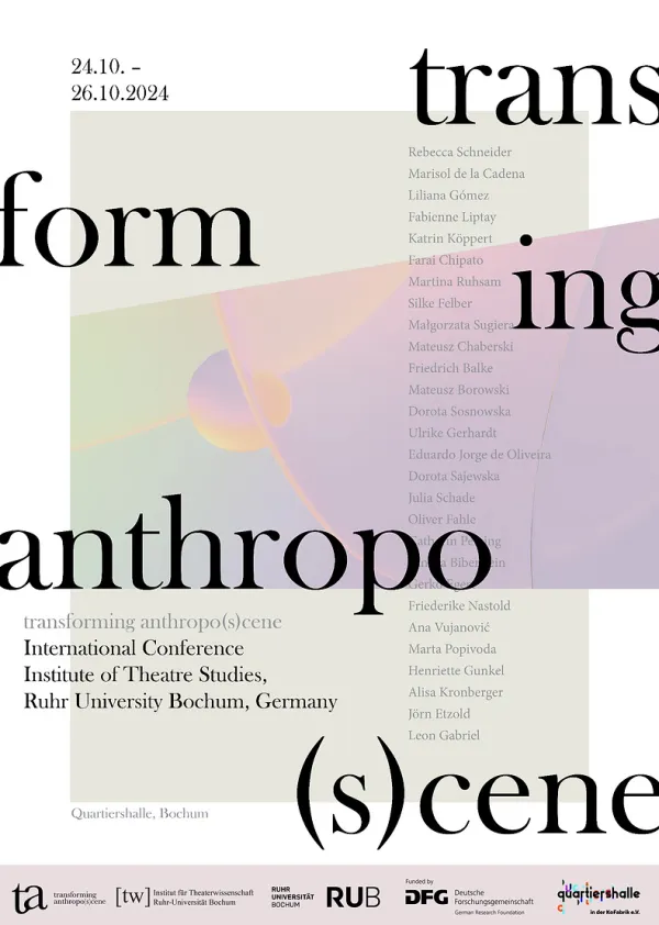 Vortrag "The Anthropo(s)cenes of Digital Blackface"