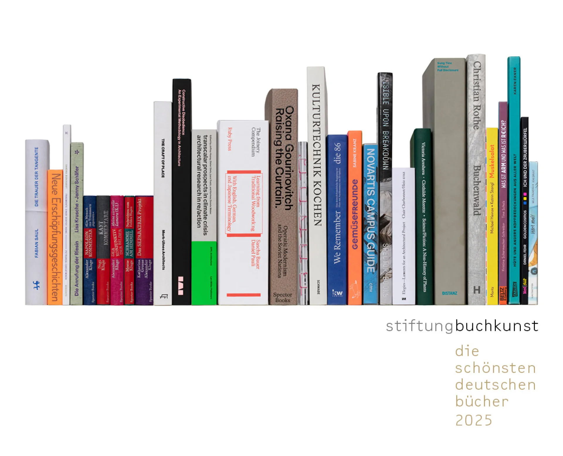 Die schönsten Deutschen Bücher 2025 stehen fest