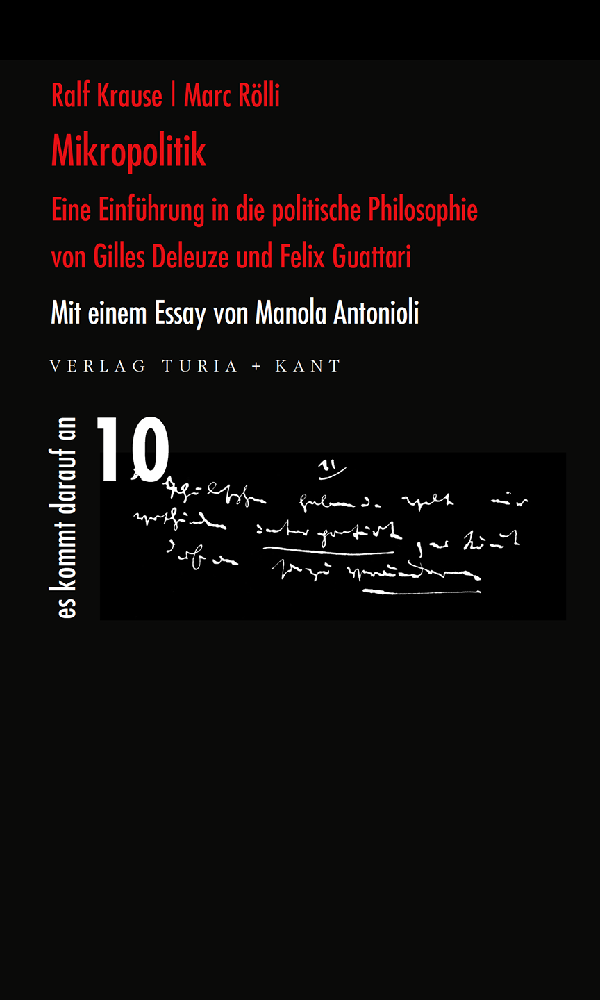 "Micropolitics" by Marc Rölli and Ralf Krause available again as an e-book