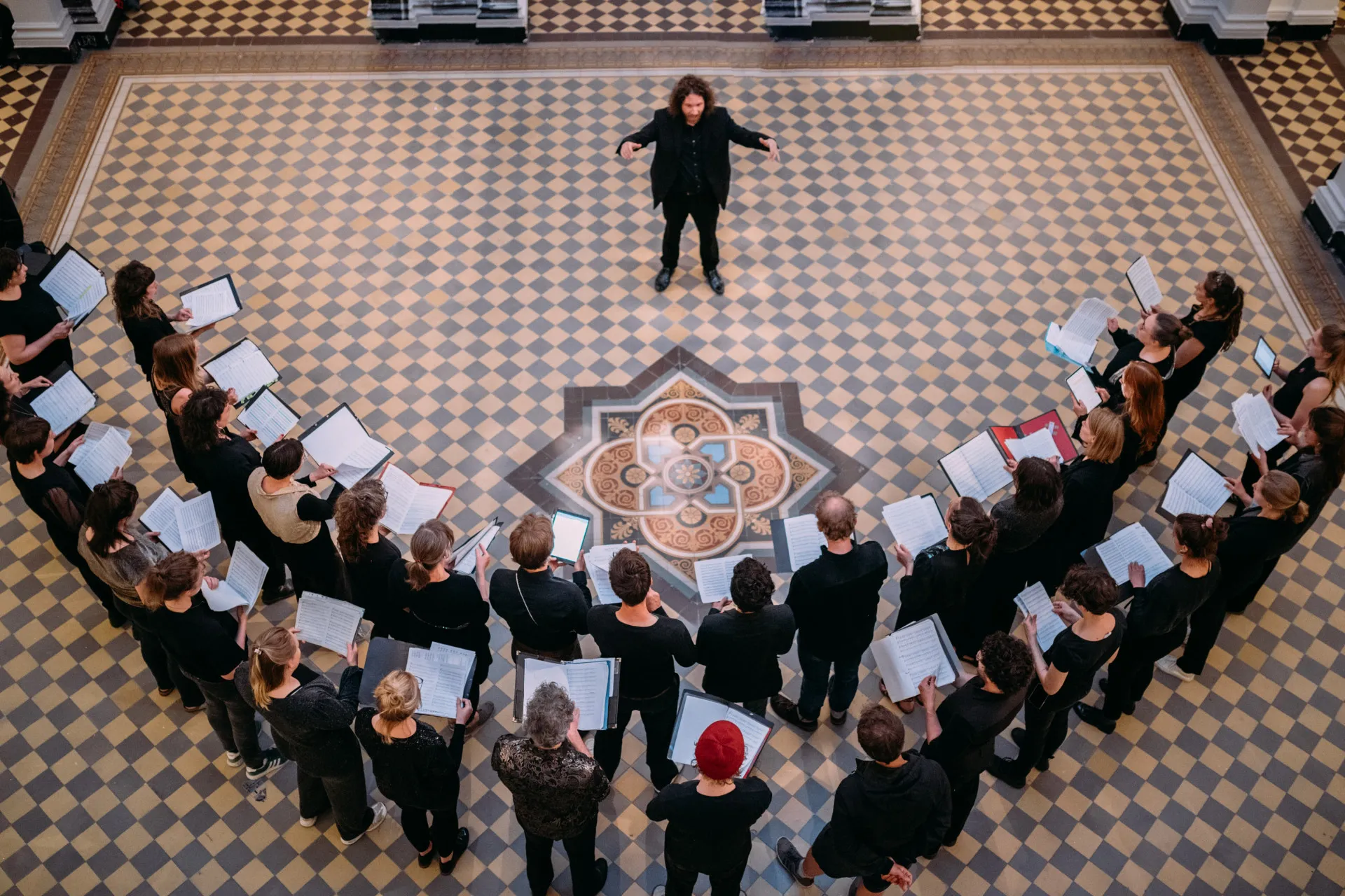 HGB-Chor im Lichthof