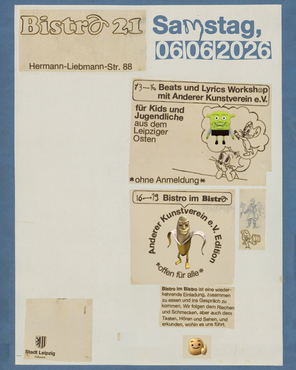 Bistro im Bistro & Workshop mit Anderer Kunstverein e.V.