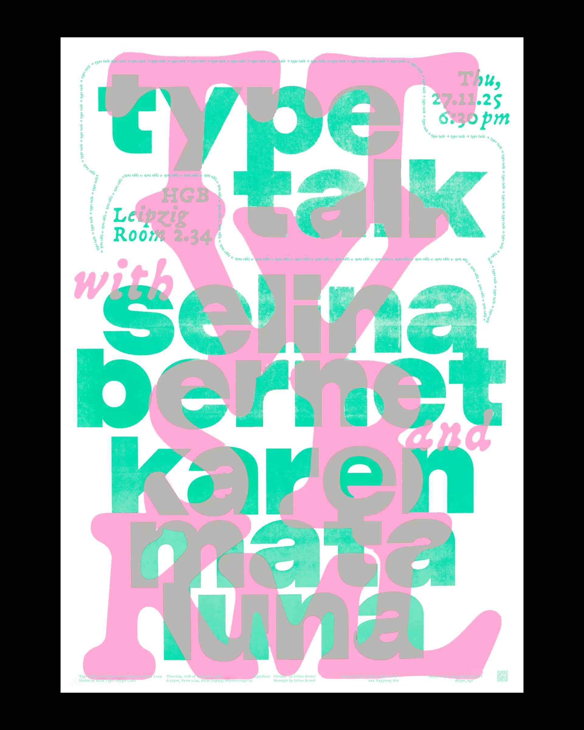 Selina Bernet & Karen Mata Luna: Type Talk