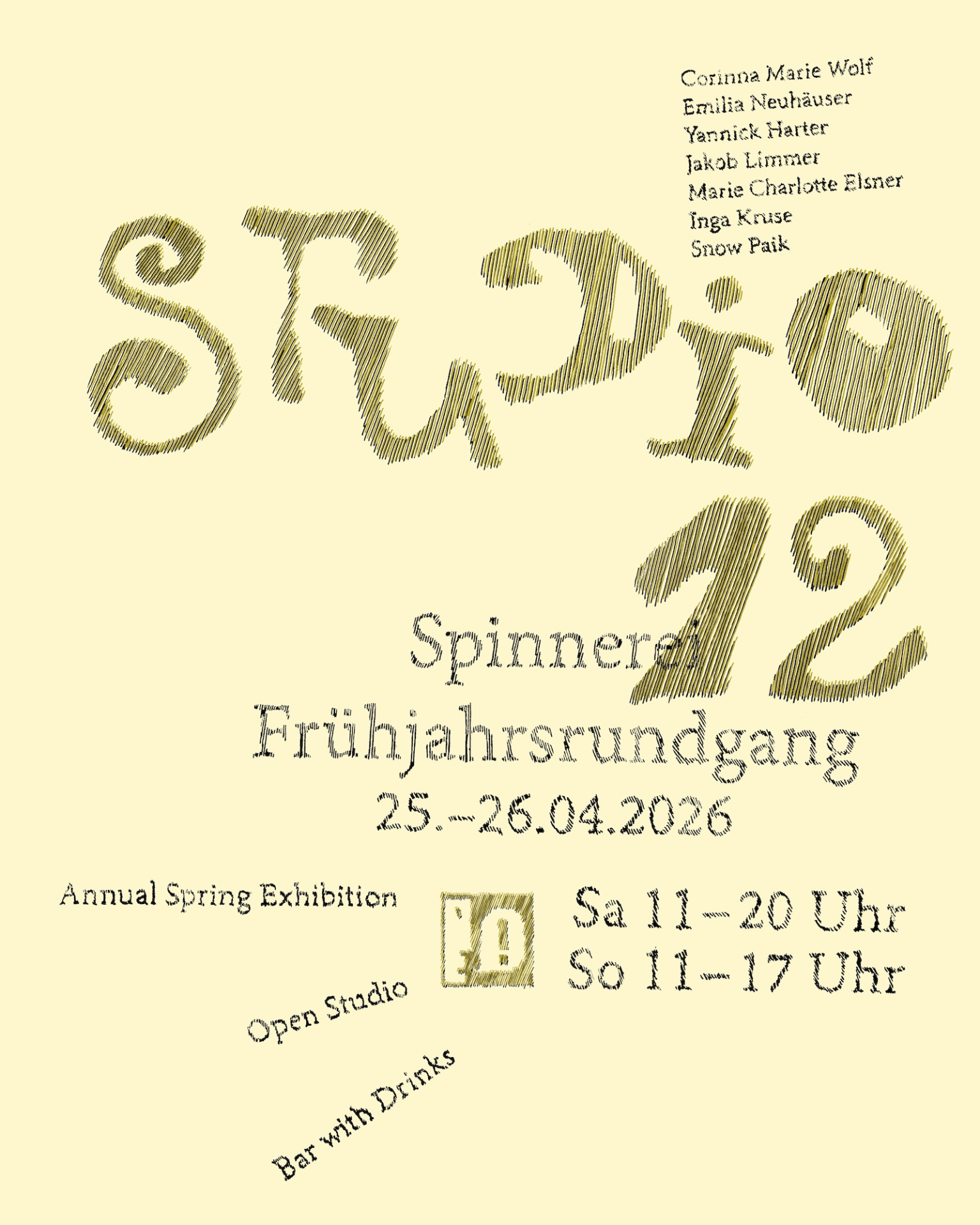 Open Studio @ Spinnerei Frühjahrsrundgang