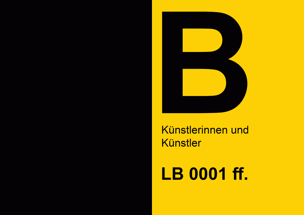 B Künstlerinnen und Künstler / ISBN 978-3-00-050022-0 
